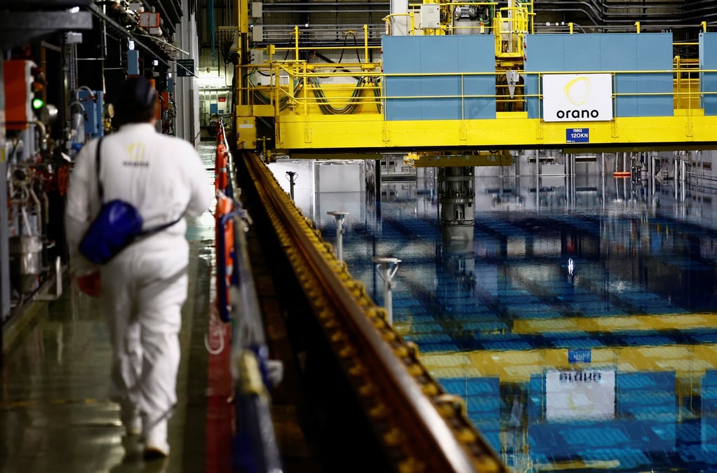 Une usine de retraitement des dechets nucleaires d'orano