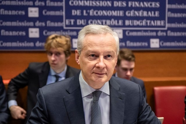 Bruno Le Maire pendant son audition à l'Assemblée nationale ce jeudi 12 décembre.