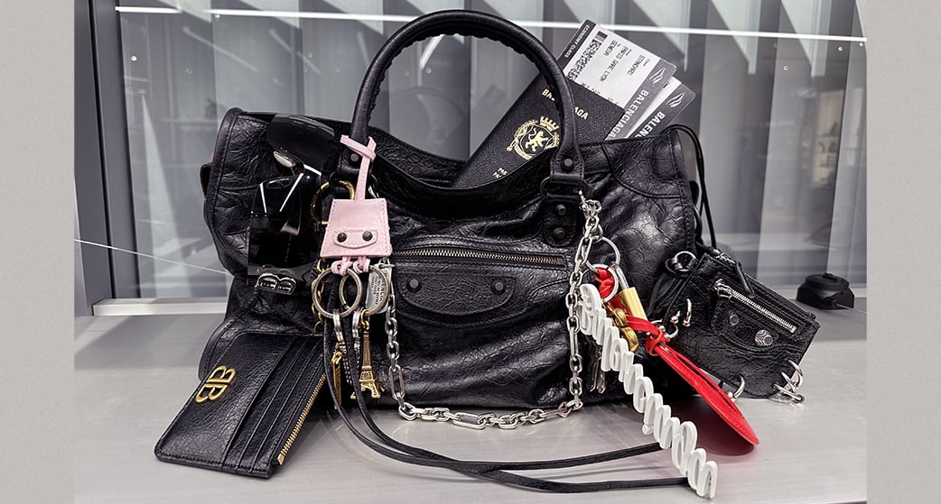 Sac à main en cuir City de Balenciaga.