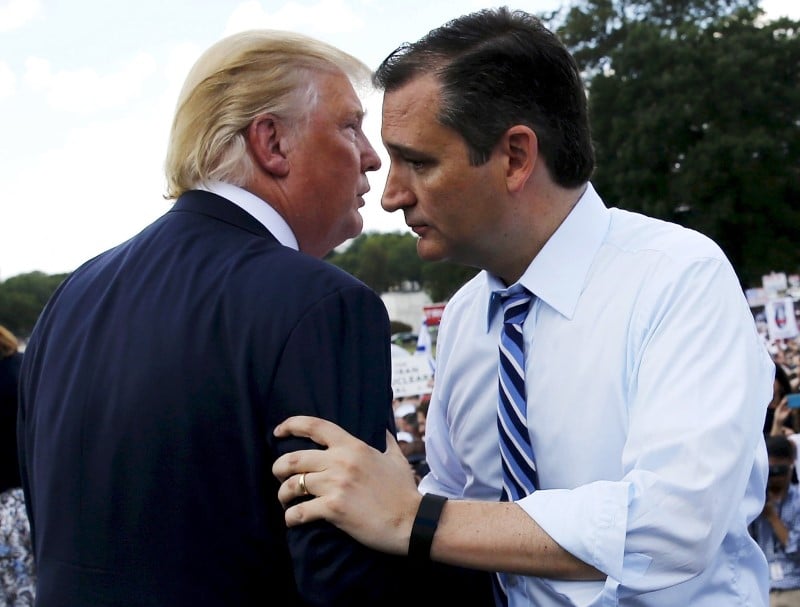 Invectives cruz-trump autour d'accusations d'adultere