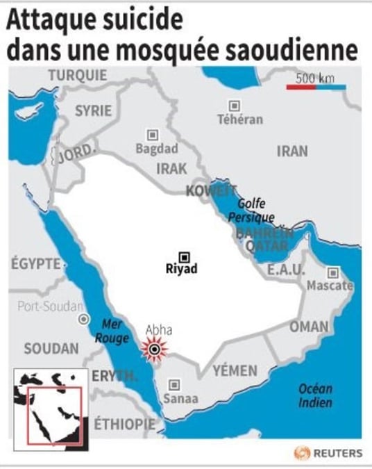 Attaque suicide dans une mosquee saoudienne