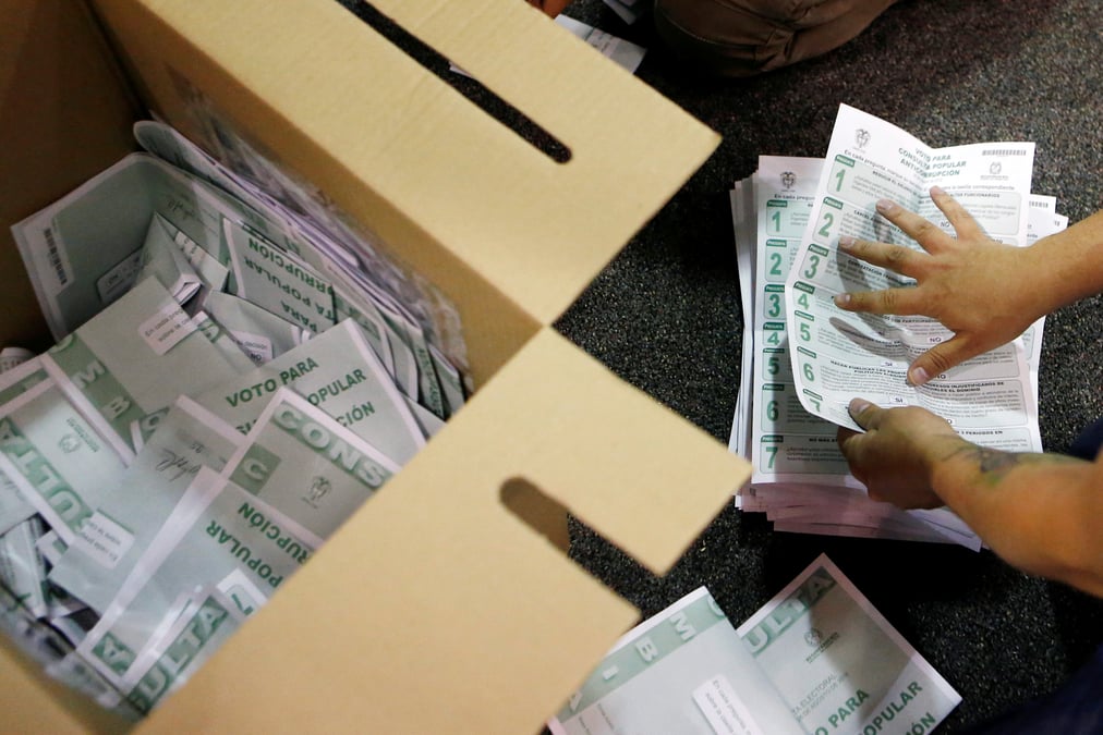 Colombie: echec d'un referendum sur la corruption faute de quorum