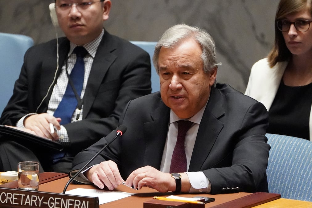 Guterres appelle a agir face a l'"horrible flambee" de violence domestique