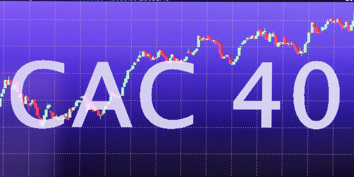 CAC 40 écran indice