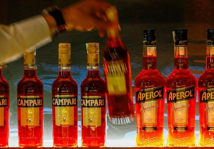 Campari ameliore sa marge brute au premier semestre, aide par les ventes d'aperol
