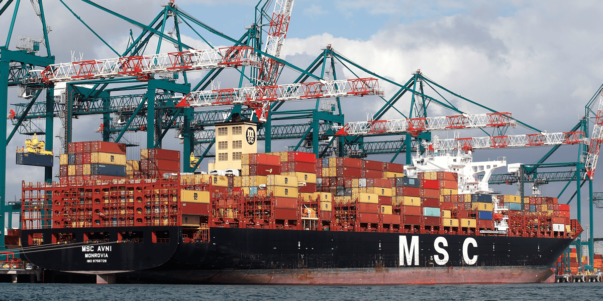 Les greves conduisent le transporteur maritime msc А eviter des ports francais