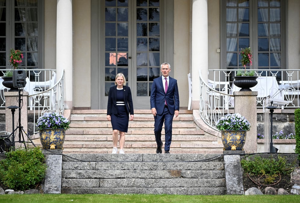 L'otan salue des "pas importants" de la suede envers la turquie