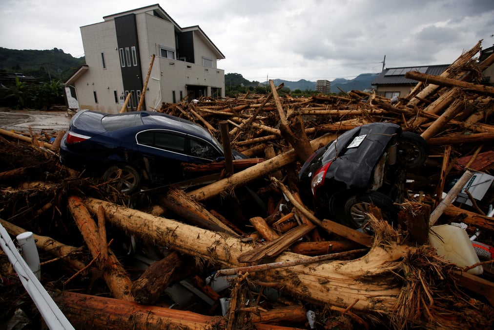 Les intemperies ont fait 16 morts au japon