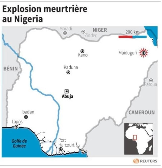 Explosion meurtriere au nigeria