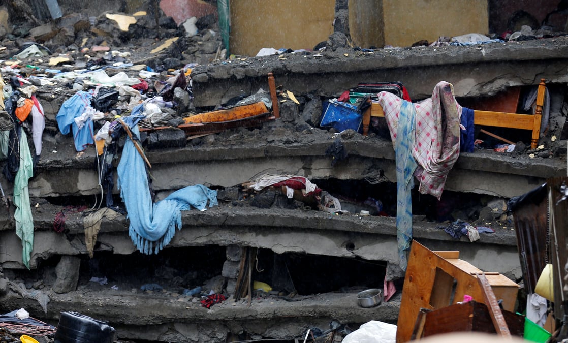 Effondrement meurtrier d'un immeuble a nairobi