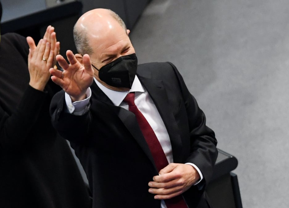 Olaf scholz elu chancelier par le bundestag