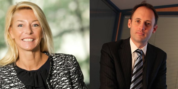 Sophie Pécriaux, fondatrice et dirigeante de City One, et Nicolas Lixi, président France de City One