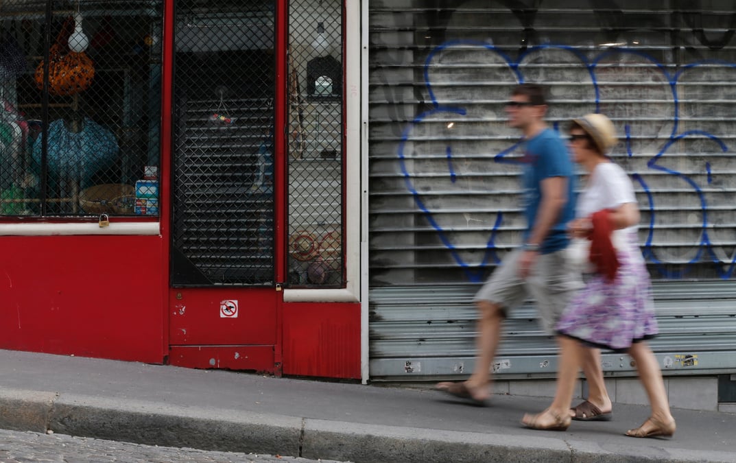 Magasin fermé