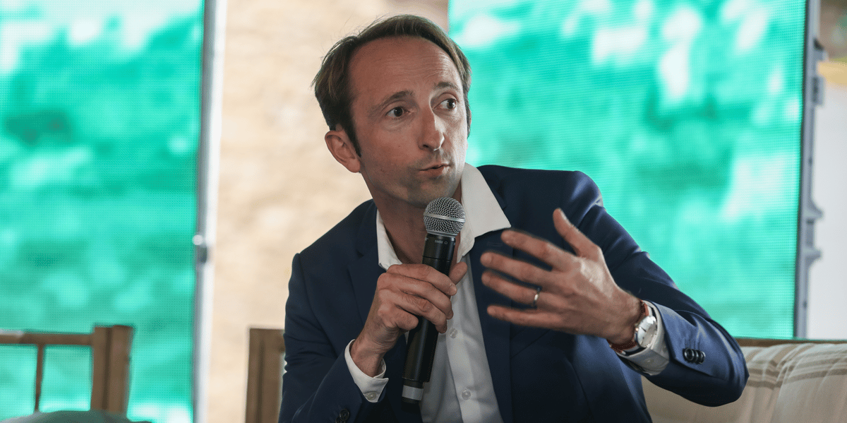 Jérémy Caussade, président d'Aura Aero, était présent à l'événement The Village à Cordes-sur-Ciel (81).