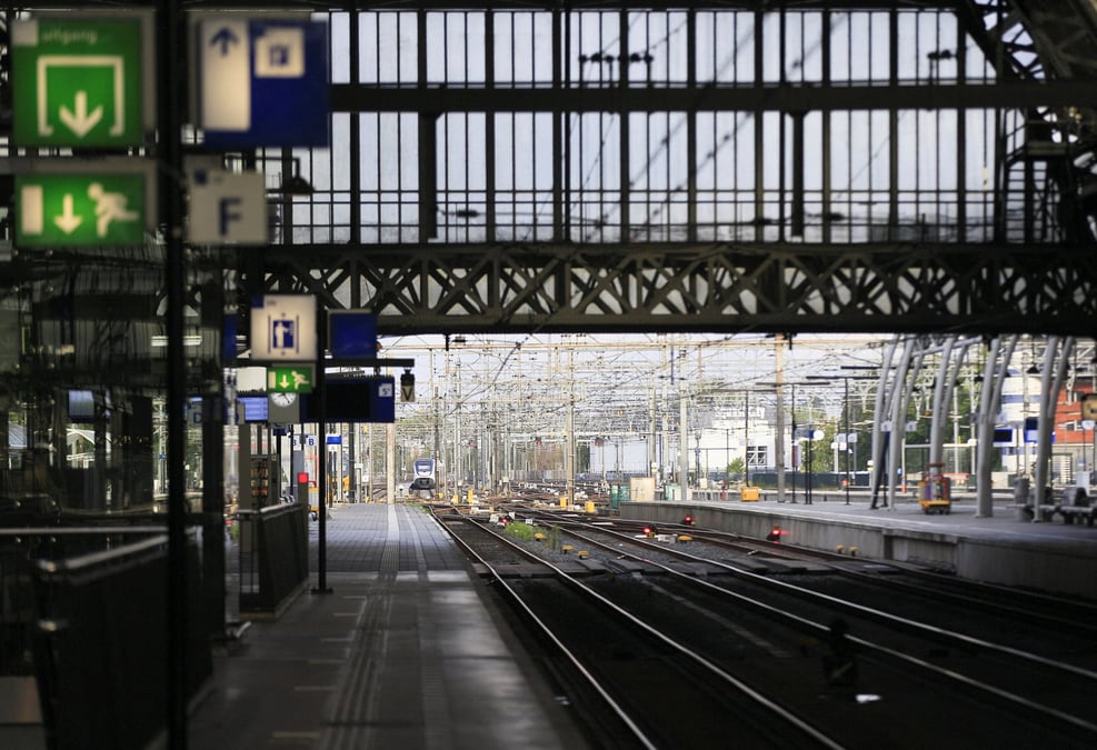 La gare centrale d'amsterdam