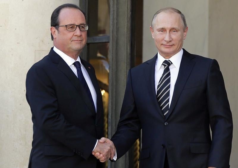 Francois hollande va s'entretenir avec vladimir poutine