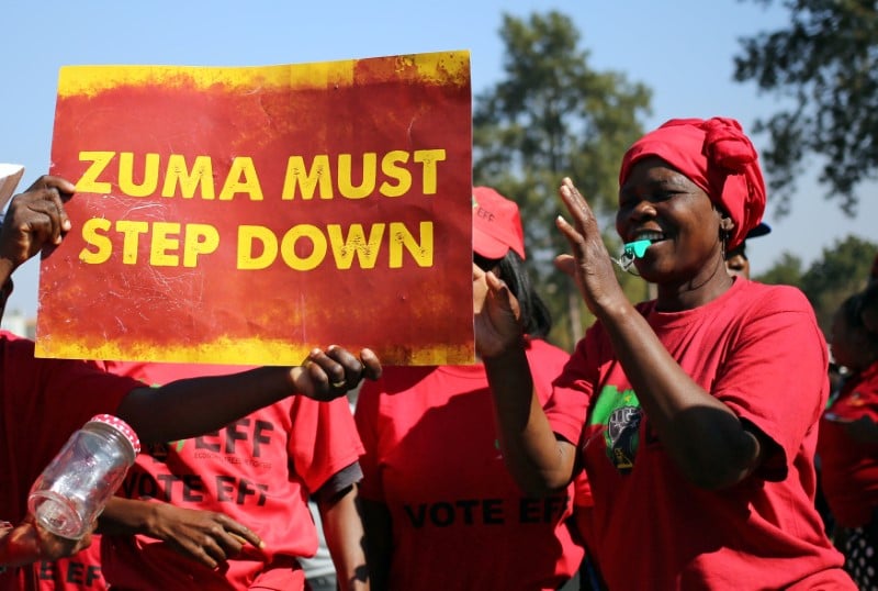 La motion de defiance contre zuma en debat au parlement sud-africain
