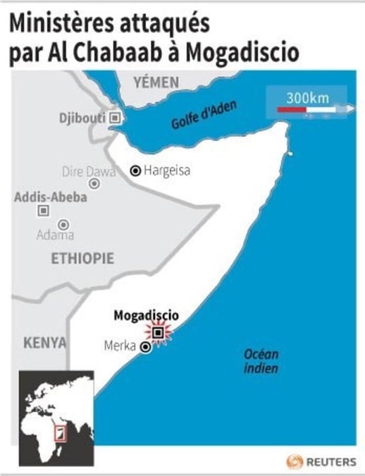 Ministeres attaques par al chabaab a mogadiscio