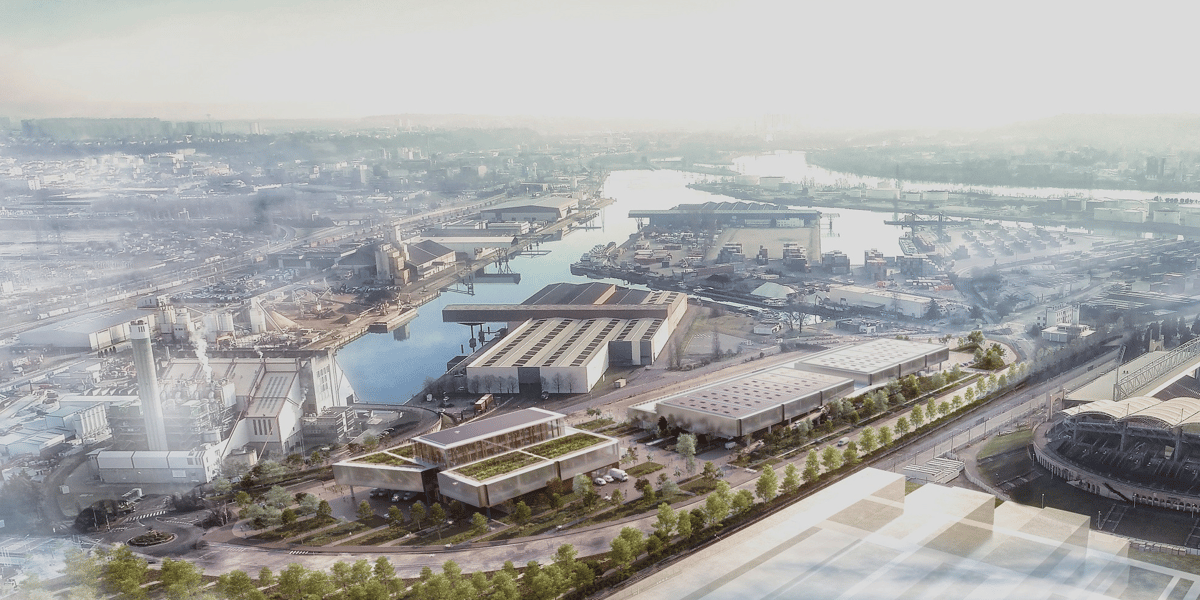 Implanté sur le port Edouard Herriot de Lyon, l'hôtel logistique sera opérationnel fin 2020.