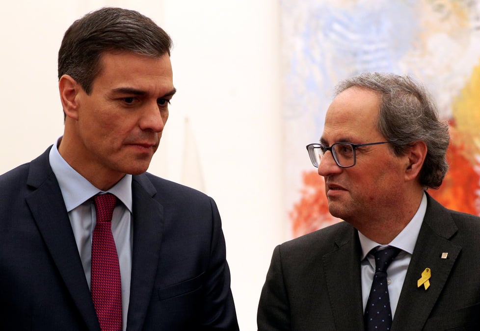 Pedro sanchez annonce qu'il va rencontrer le catalan qim torra