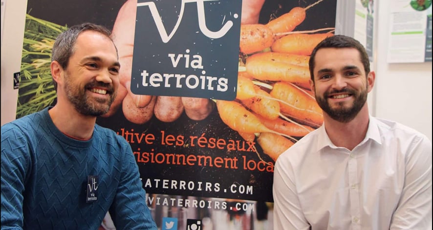 Olivier Michel et Baudouin Niogret, co- fondateurs de Via Terroirs