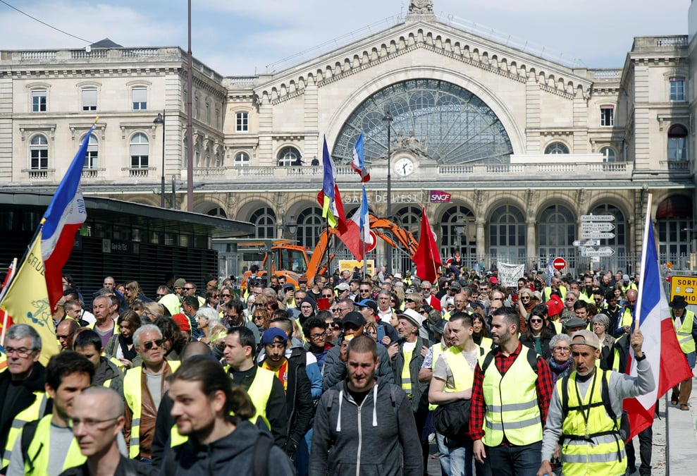 "gilets jaunes": vingtieme jour d'action