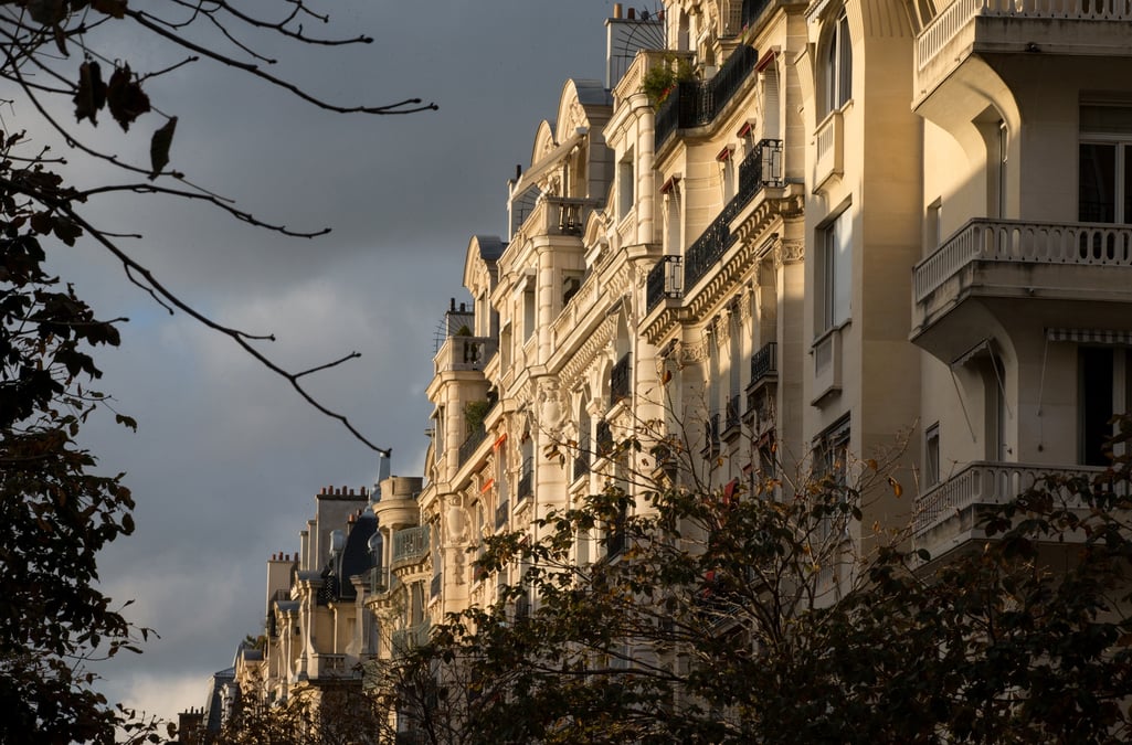 Des immeubles d'habitation a paris