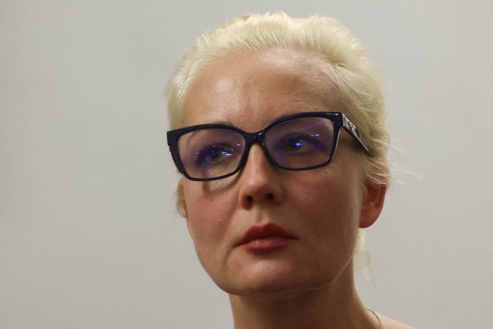 La veuve d'alexei navalny, ioulia navalnaia, a bruxelles