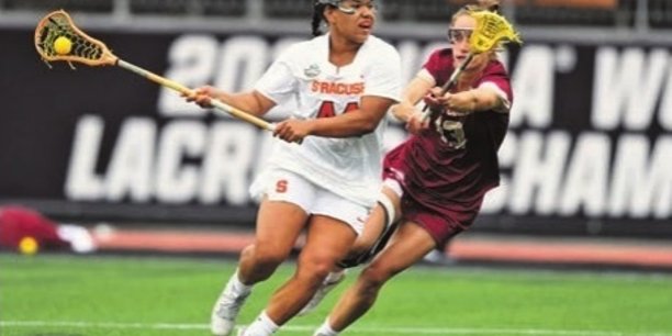 Match universitaire de Lacrosse aux États-Unis.