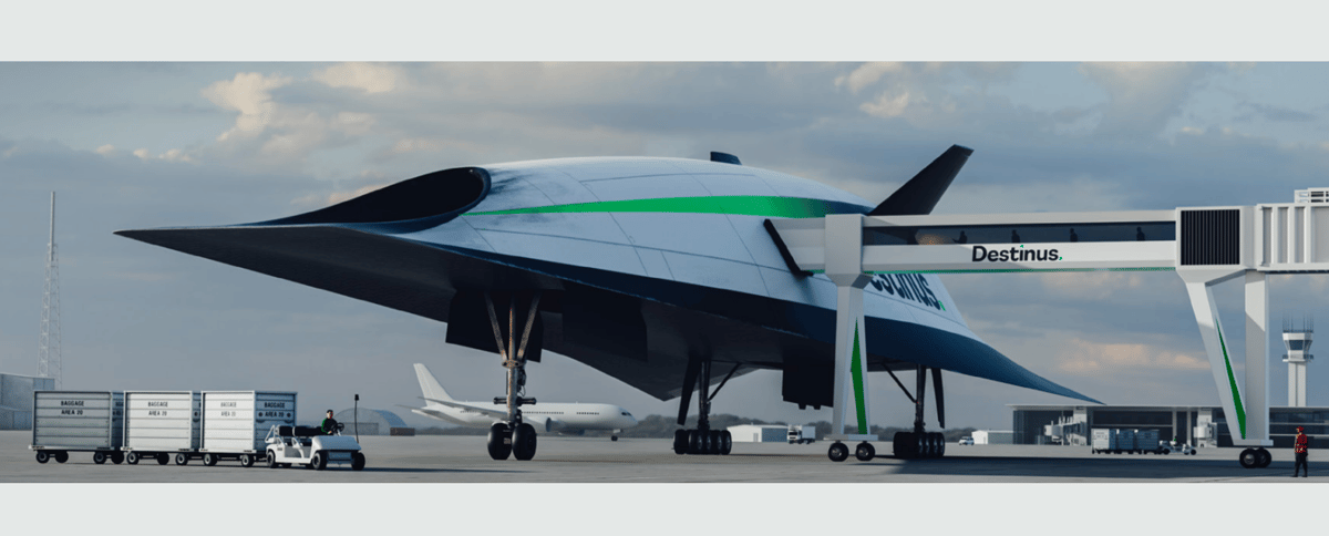 Destinus rêve d'un début d'exploitation commercial de son avion hypersonique Destinus S au début des années 2030.