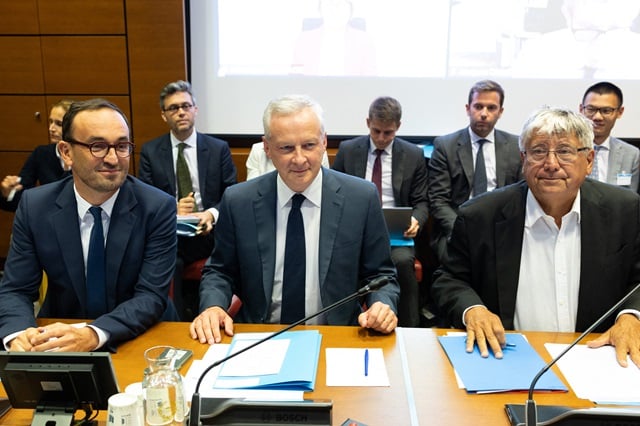 Thomas Cazenave, Bruno Le Maire et Eric Coquerel à l'Assemblée nationale ce lundi 9 septembre.