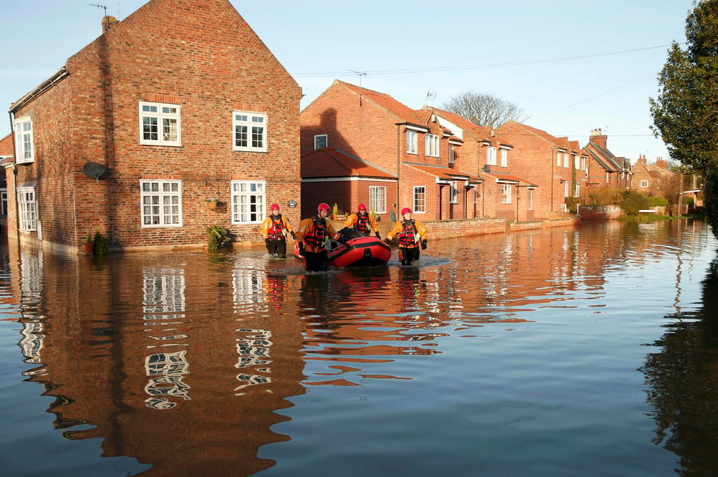 Inondations dans le nord de l'angleterre