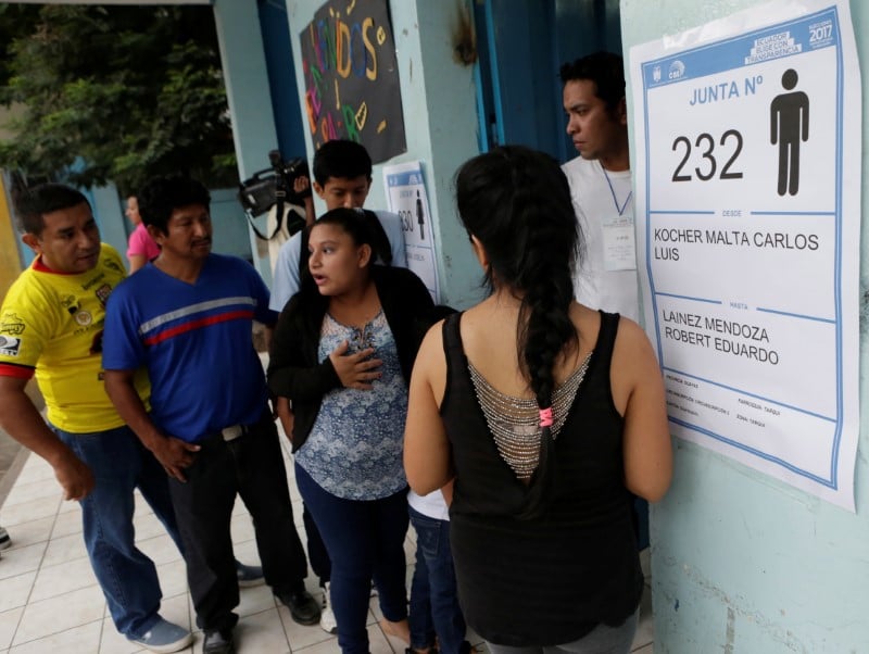 Presidentielle en equateur, la gauche en danger