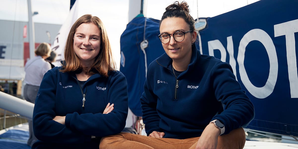 Marine Legendre et Alizée Vauquelin font partie de l'équipe Biotherm de Paul Meilhat.