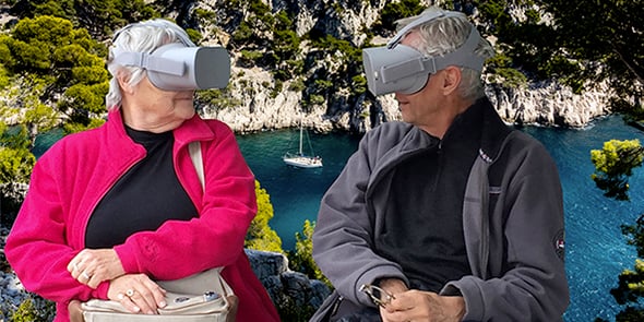 FeelU propose des programmes de réalité virtuelle à destination des seniors.