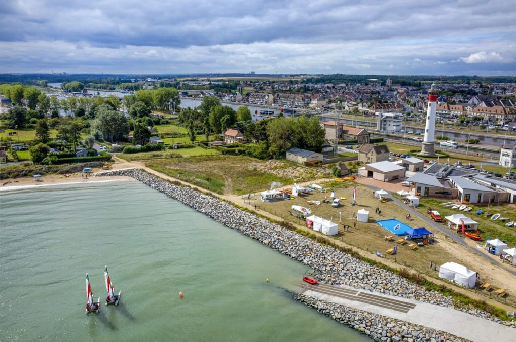 Le CANO, centre d'activités nautiques de Ouistreham, est l'un des cinq sites d'expérimentation choisis.