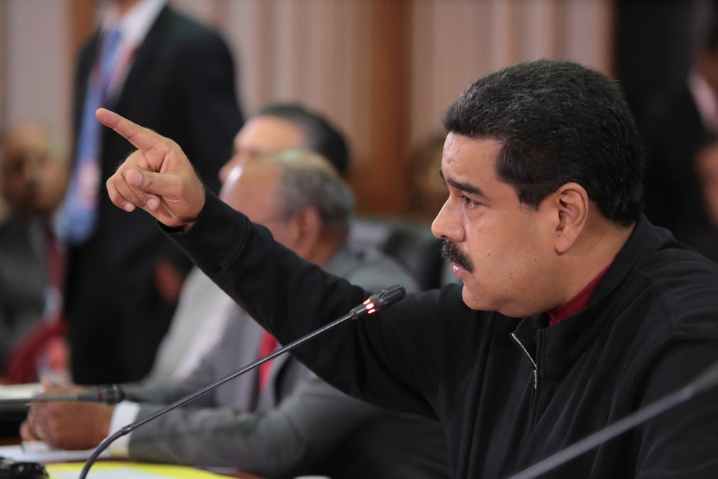 Rencontre entre des representants du pouvoir venezuelien et de l'opposition