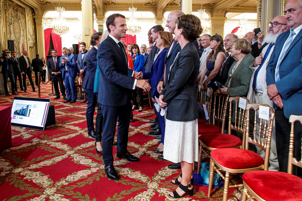 Macron donne le coup d'envoi du "loto du patrimoine"