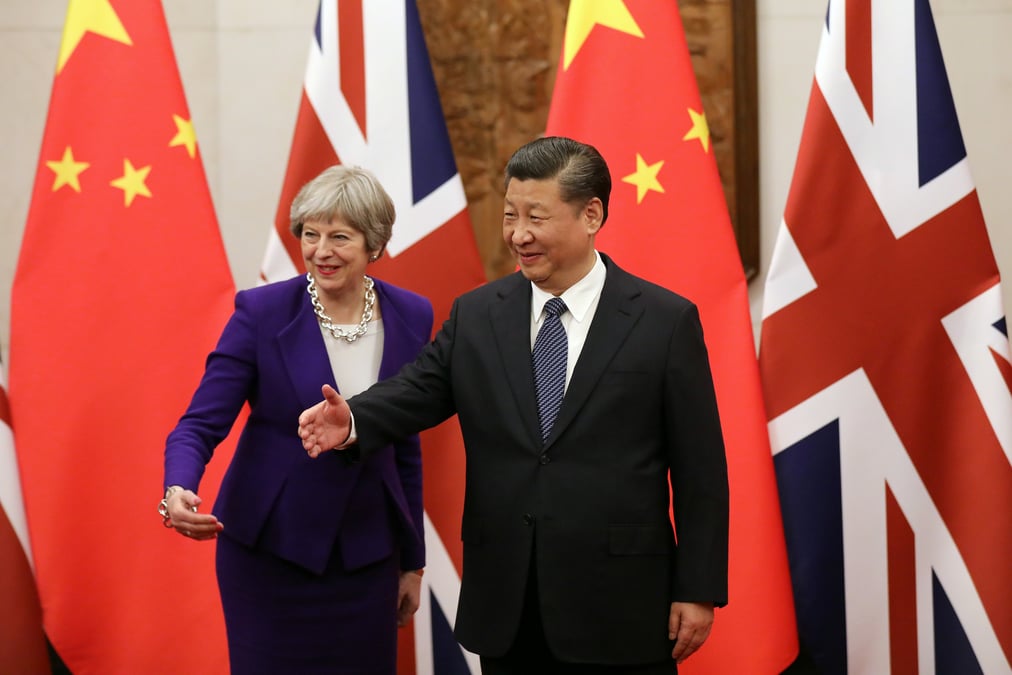 Chine: des contrats pour 9,3 milliards de livres signes durant la visite de may