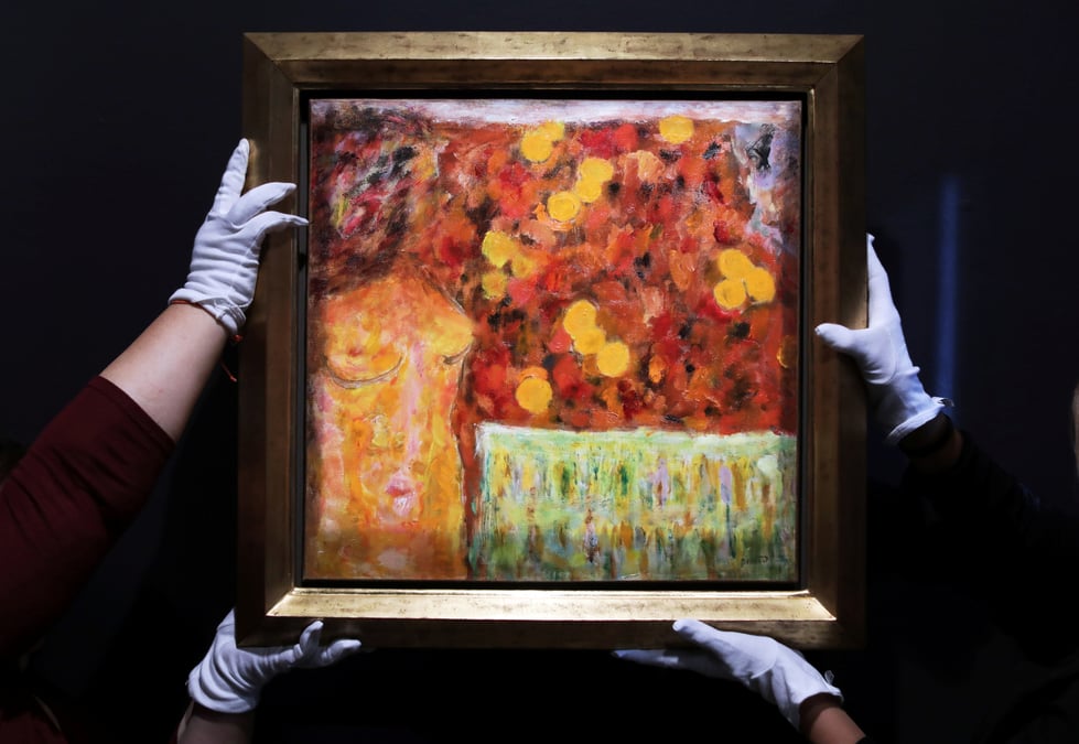 Un tableau meconnu de pierre bonnard, "nu orange", revient en france