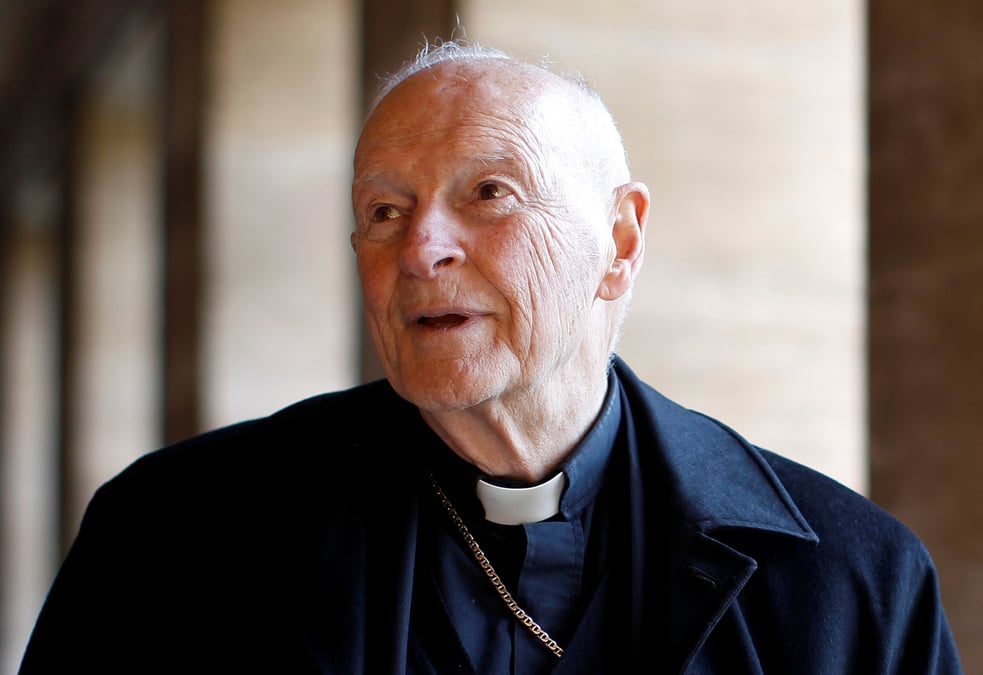 Etats-unis: l'ex-cardinal mccarrick inculpe d'agression sexuelle sur mineur