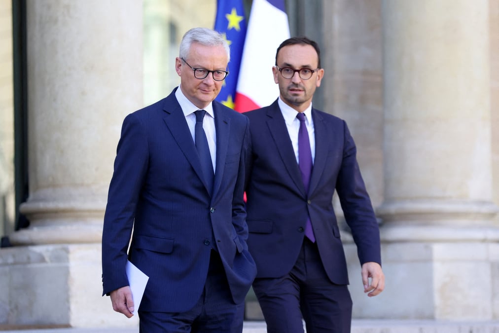 Bruno le maire et thomas cazenave