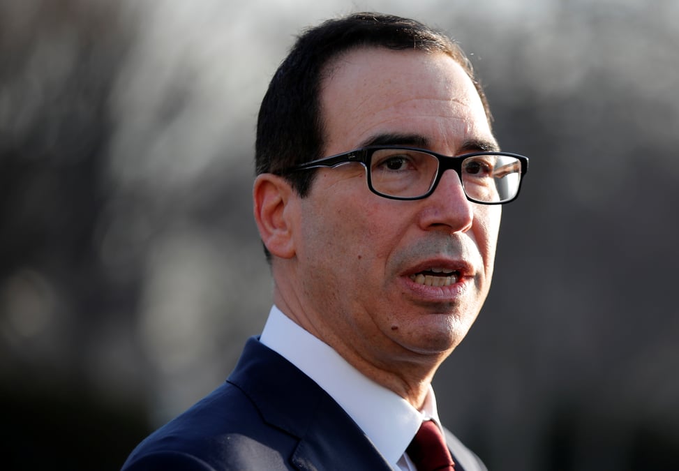 Mnuchin confirme qu'il ira negocier a pekin la semaine prochaine
