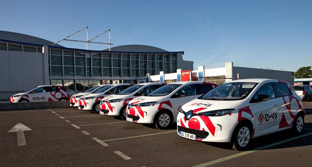 La Renault Zoé équipe le marche de Rungis.