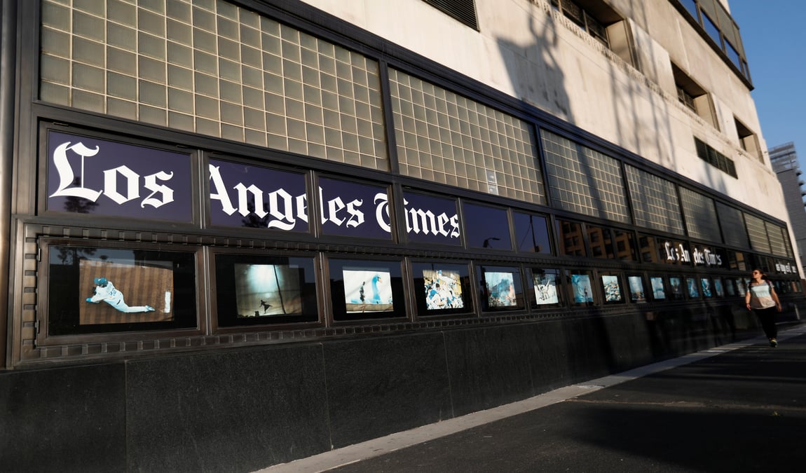 Tronc vend le la times et d'autres journaux pour 500 mlns de dollars