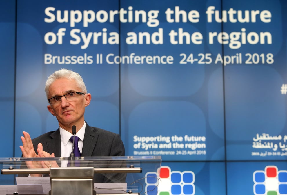 Syrie: dons en deca des attentes de l'onu a la reunion de bruxelles