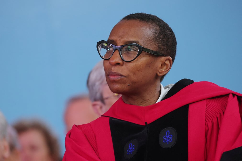 Photo de la presidente d'harvard, claudine gay