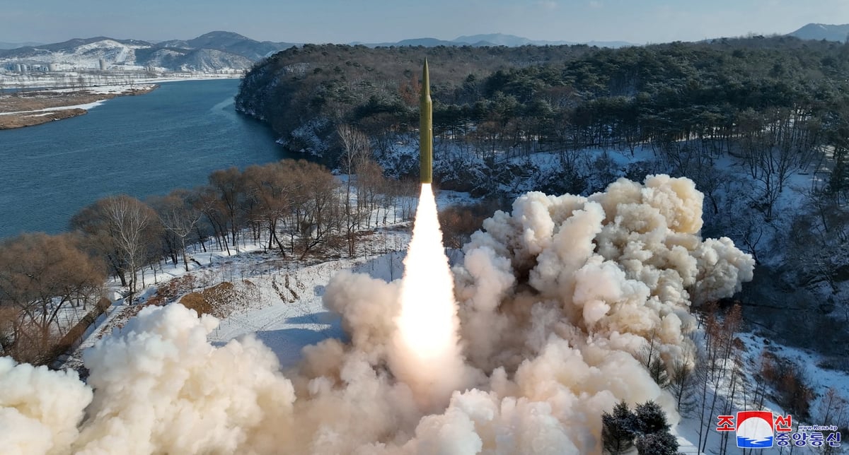 Un missile balistique test lance en coree du nord