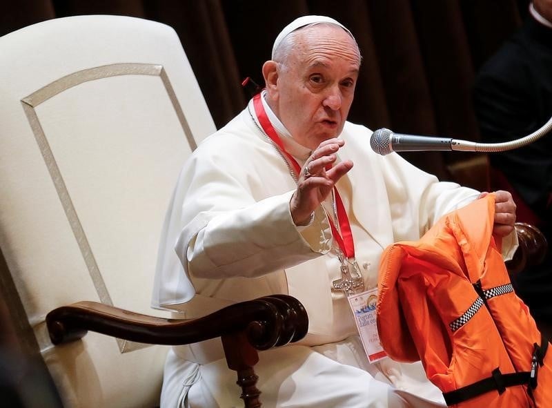Pour le pape, les migrants ne sont pas dangereux mais en danger