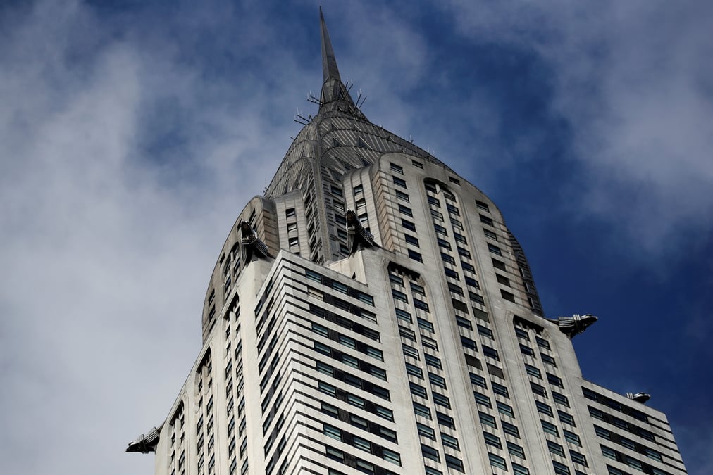 Le chrysler building a new york est a vendre